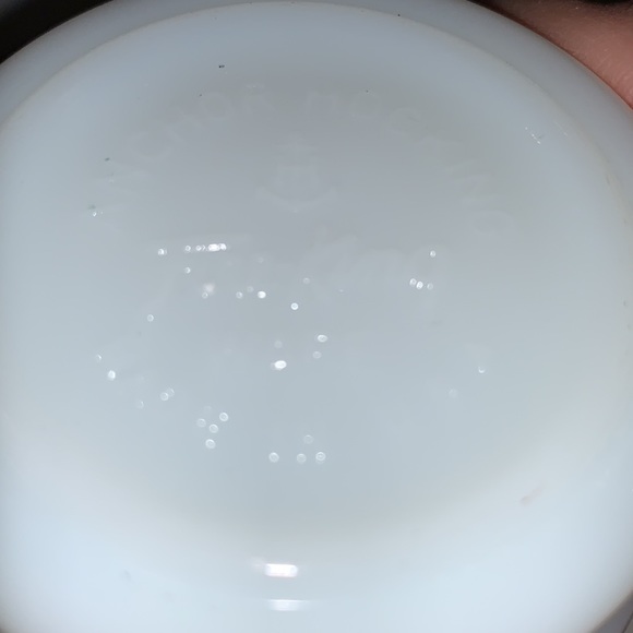 Fire King Green Bar Code Milk Glass Stacking Mugs, Vtg 1970's, by Anchor Hocking - Picture 7 of 7